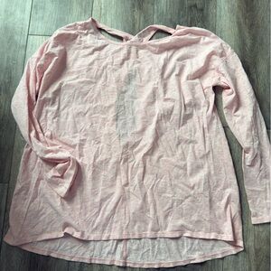 Lululemon Athletica Soft Pink Blouse
